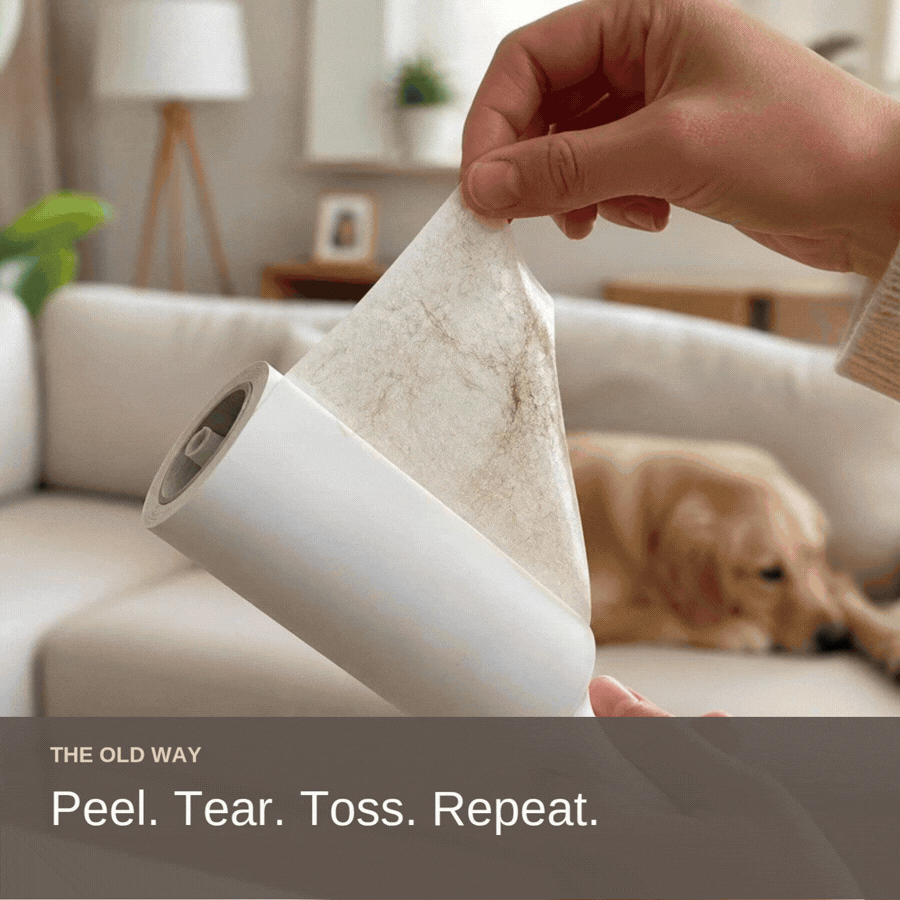 The old way vs the Elle Paws way