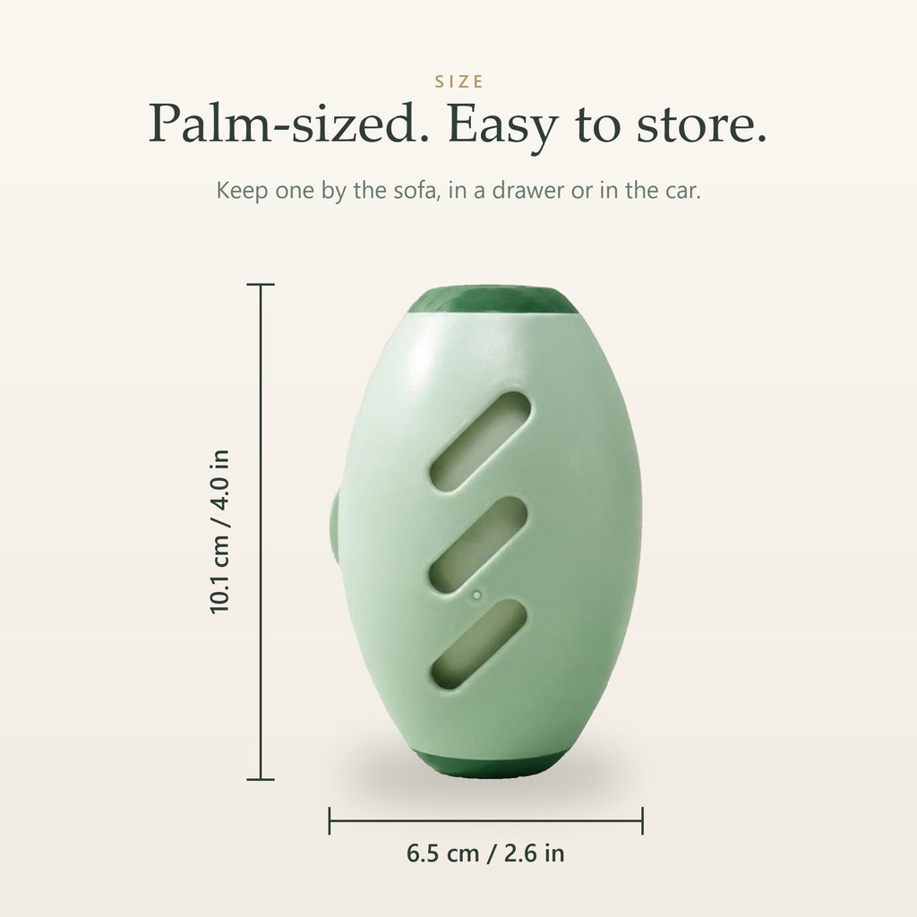Size: 10.1 cm by 6.5 cm, palm-sized and easy to store