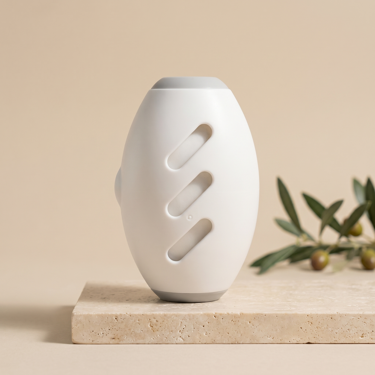 The Rinse Roller in Cloud White
