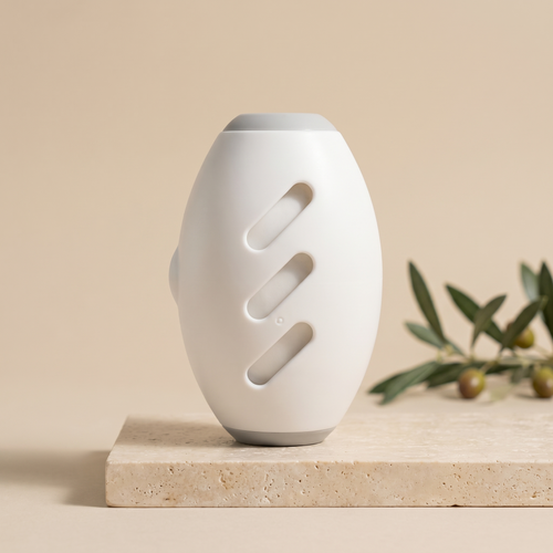 The Rinse Roller in Cloud White